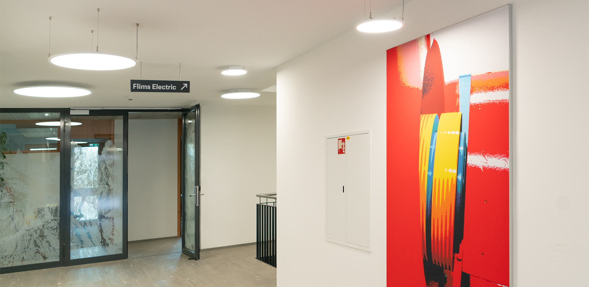 Signaletik, Flims Electric - Atelier Leuthold, Visuelle Kommunikation, Grafik Design, Zürich