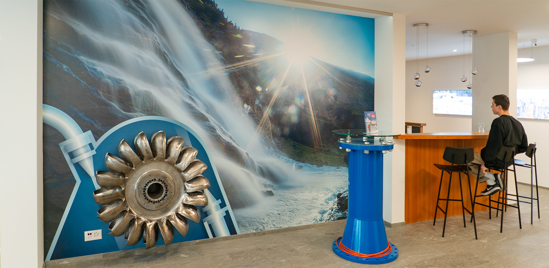 Raumschmuck und Bar, Flimselectric - Atelier Leuthold, Visuelle Kommunikation, Grafik Design, Zürich