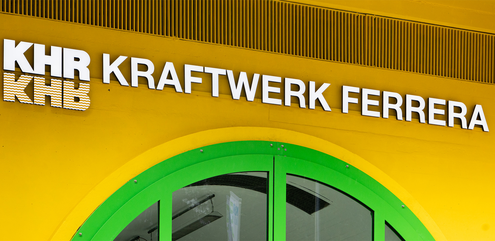 Beschriftungen, Kraftwerke Hinterrhein AG - Atelier Leuthold, Visuelle Kommunikation, Grafik Design, Zürich