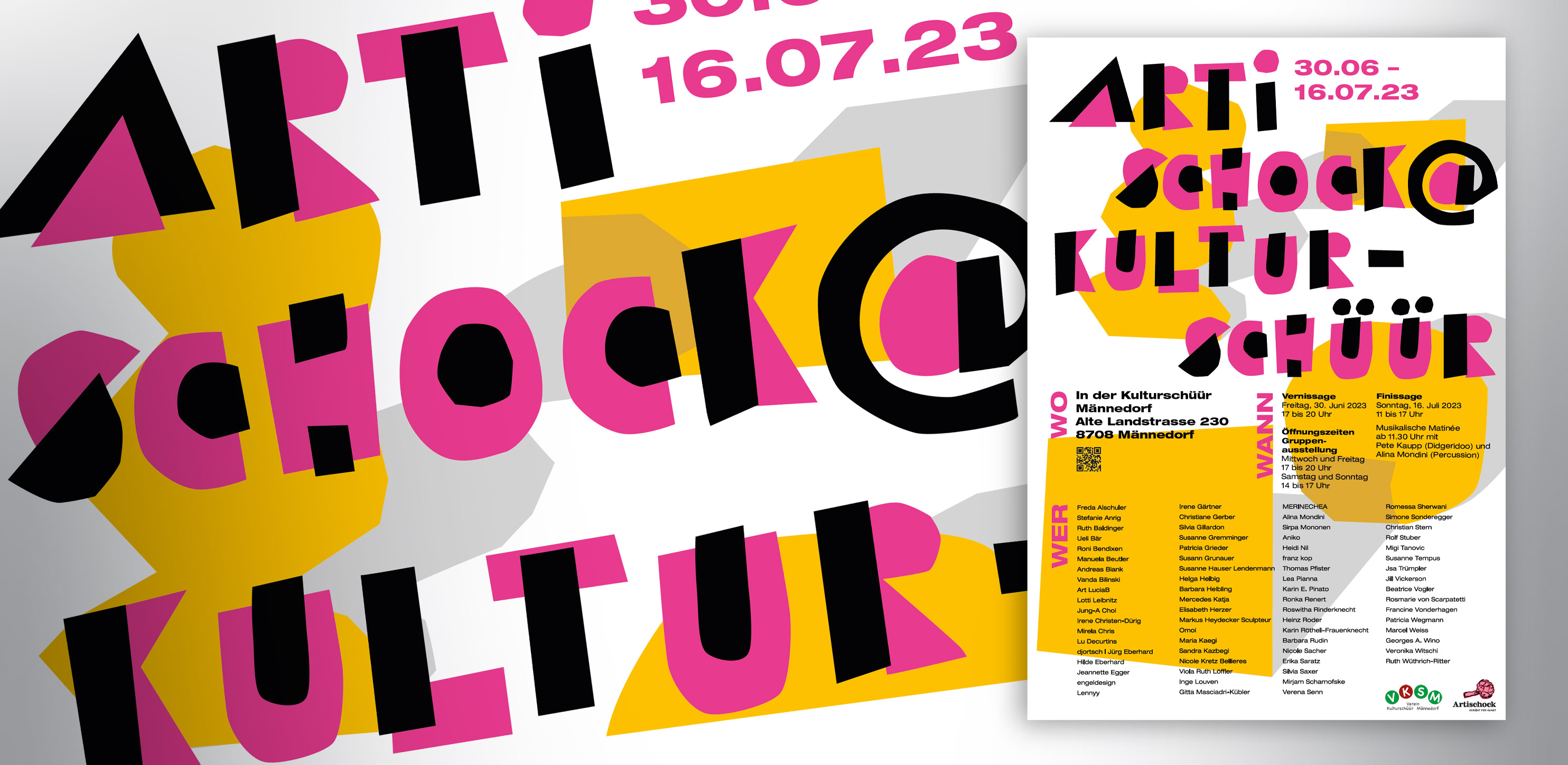 Plakat für Artischock - Atelier Leuthold, Visuelle Kommunikation, Grafik Design, Zürich